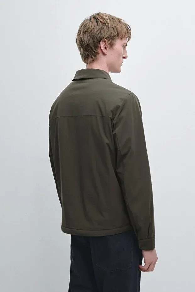 Мужская куртка с длинным рукавом Massimo Dutti, Khaki — фото 3