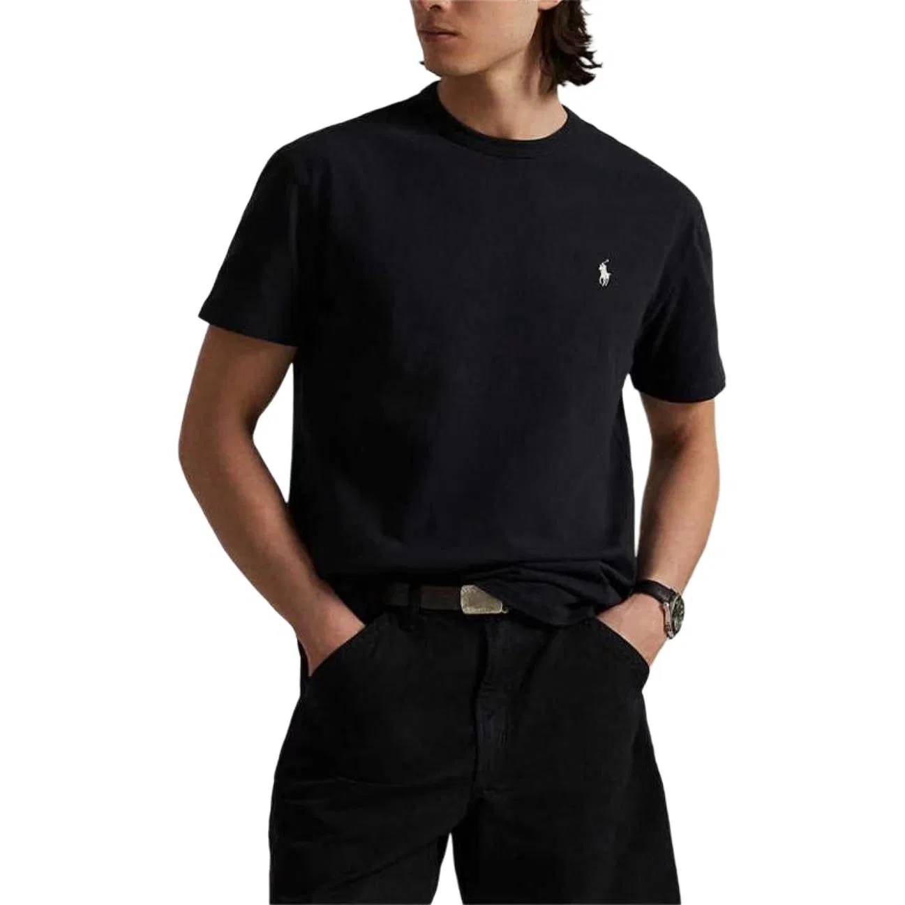 Мужская футболка с круглым вырезом Polo Ralph Lauren, Black