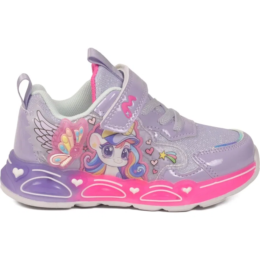 Детские спортивные кроссовки с умной шнуровкой Marco Kids 26Y309 P, Ayk's, Розовый