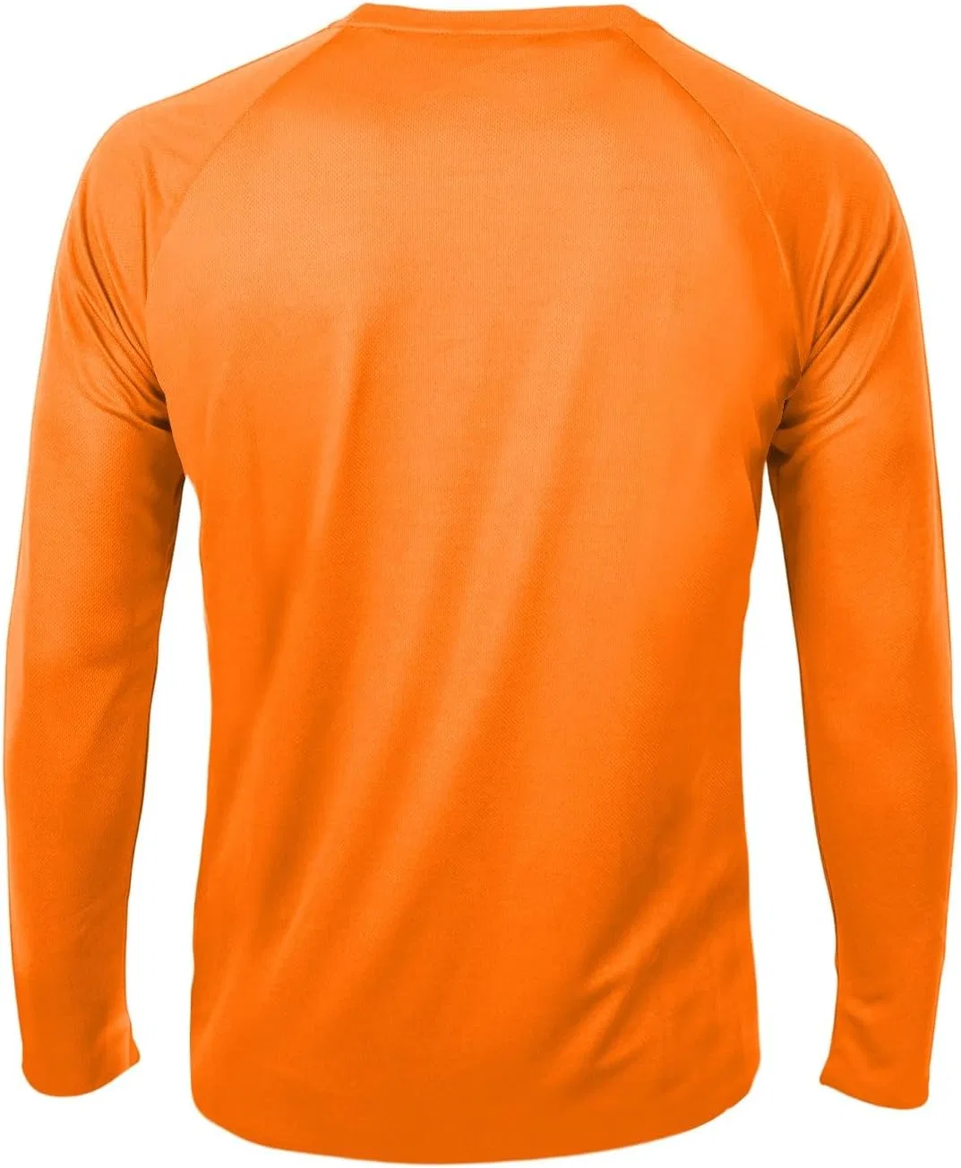 Мужская классическая футболка с длинным рукавом OMING, Orange — фото 3