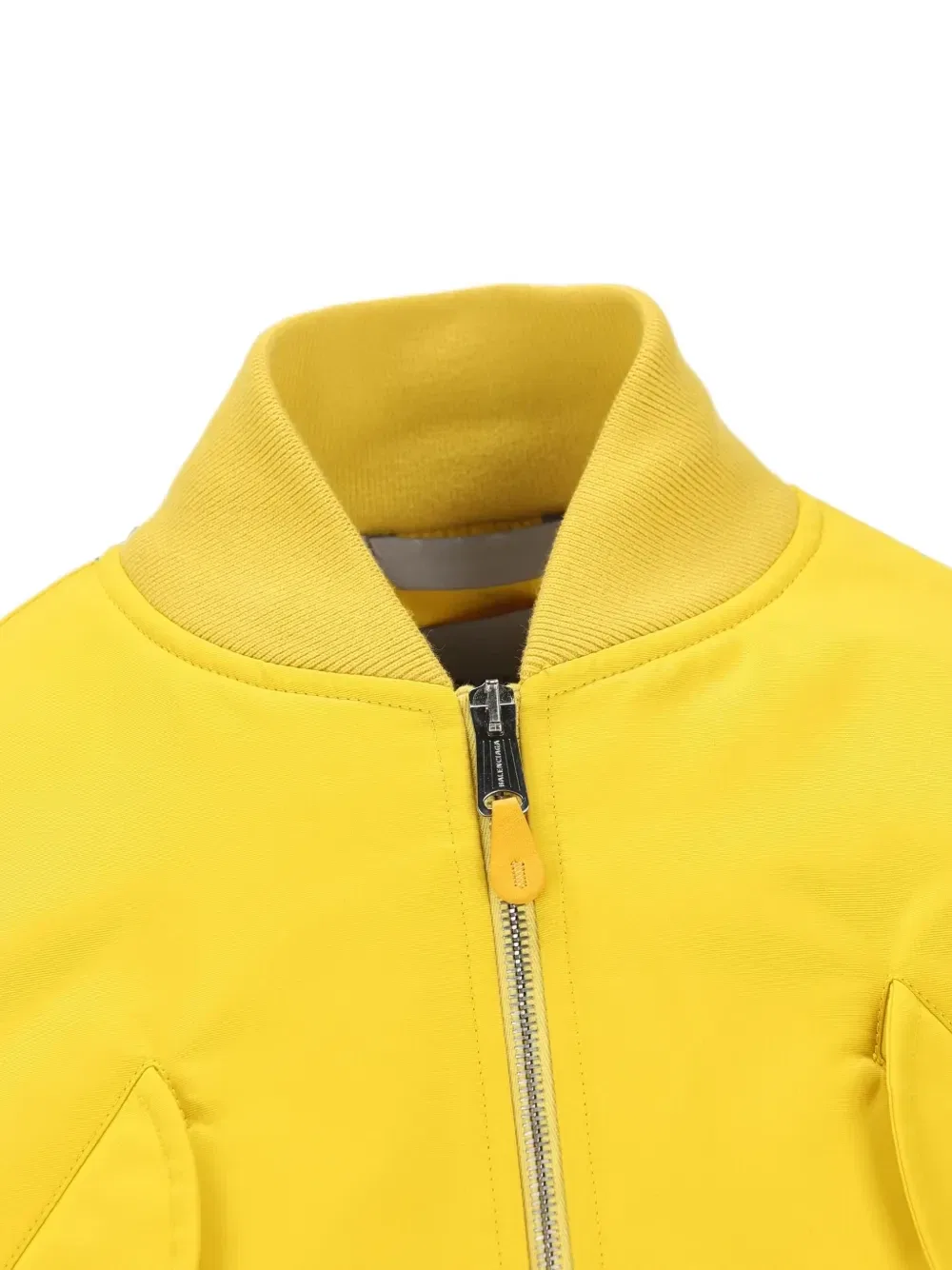 Укороченная объемная куртка-бомбер BALENCIAGA, желтый — фото 4
