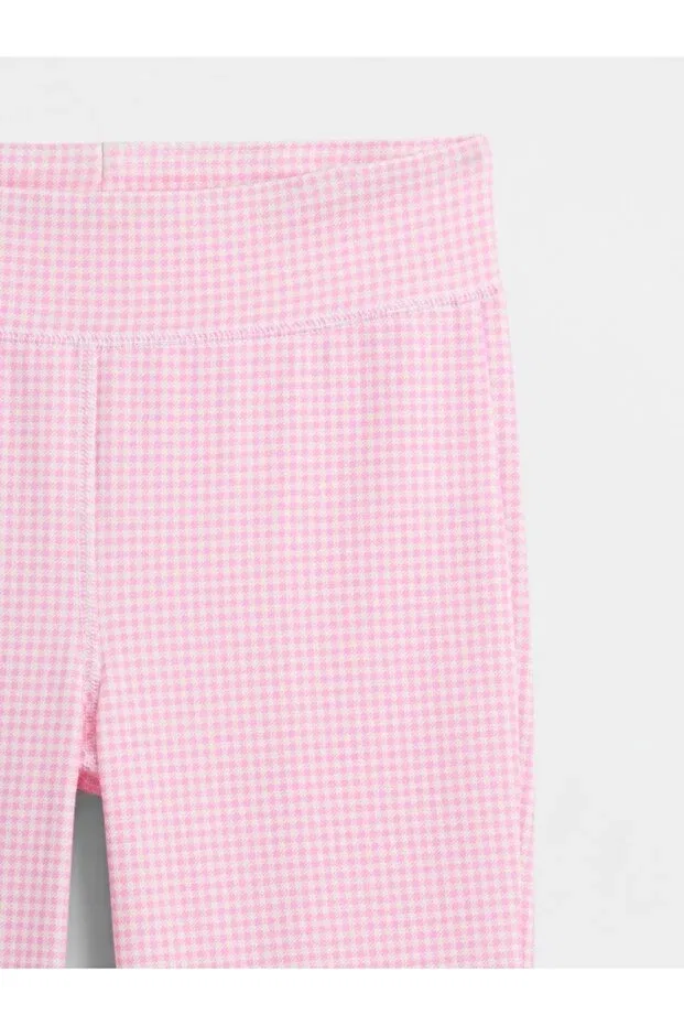 Детские леггинсы для девочек с принтом flare leggings Gap, Pink-001 — фото 2