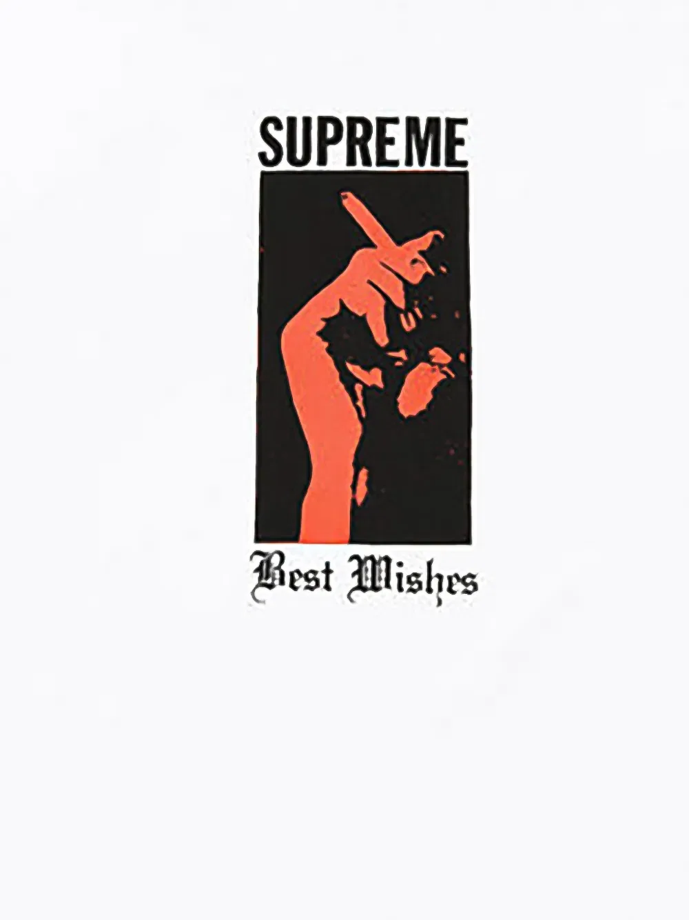 Футболка с принтом Wish Supreme, белый — фото 2