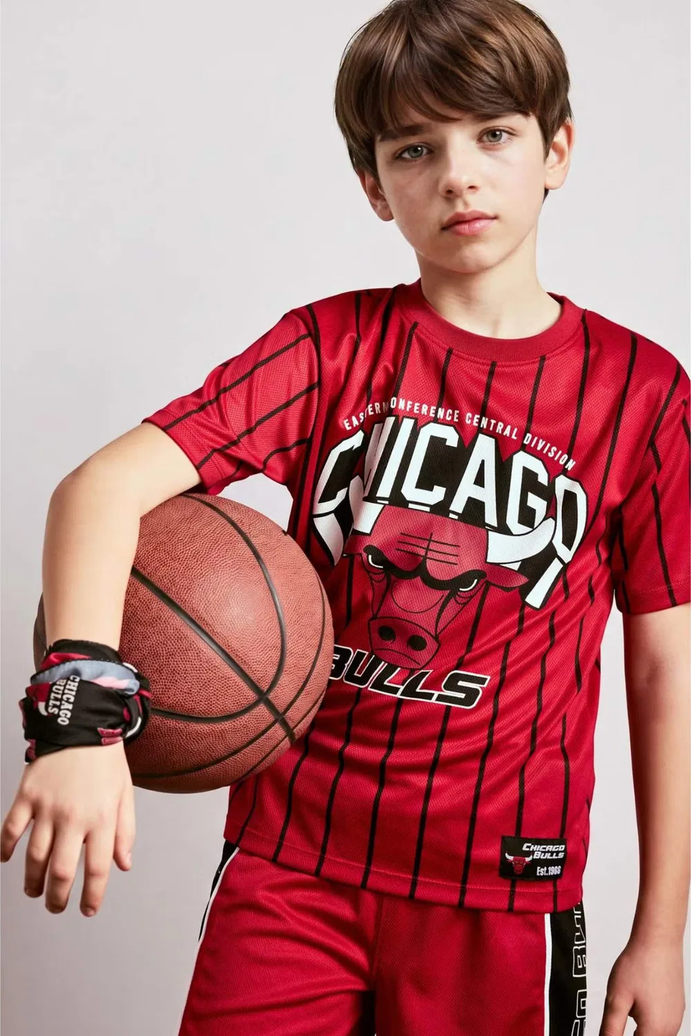Футболка с коротким рукавом NBA Chicago Bulls Defacto, красный