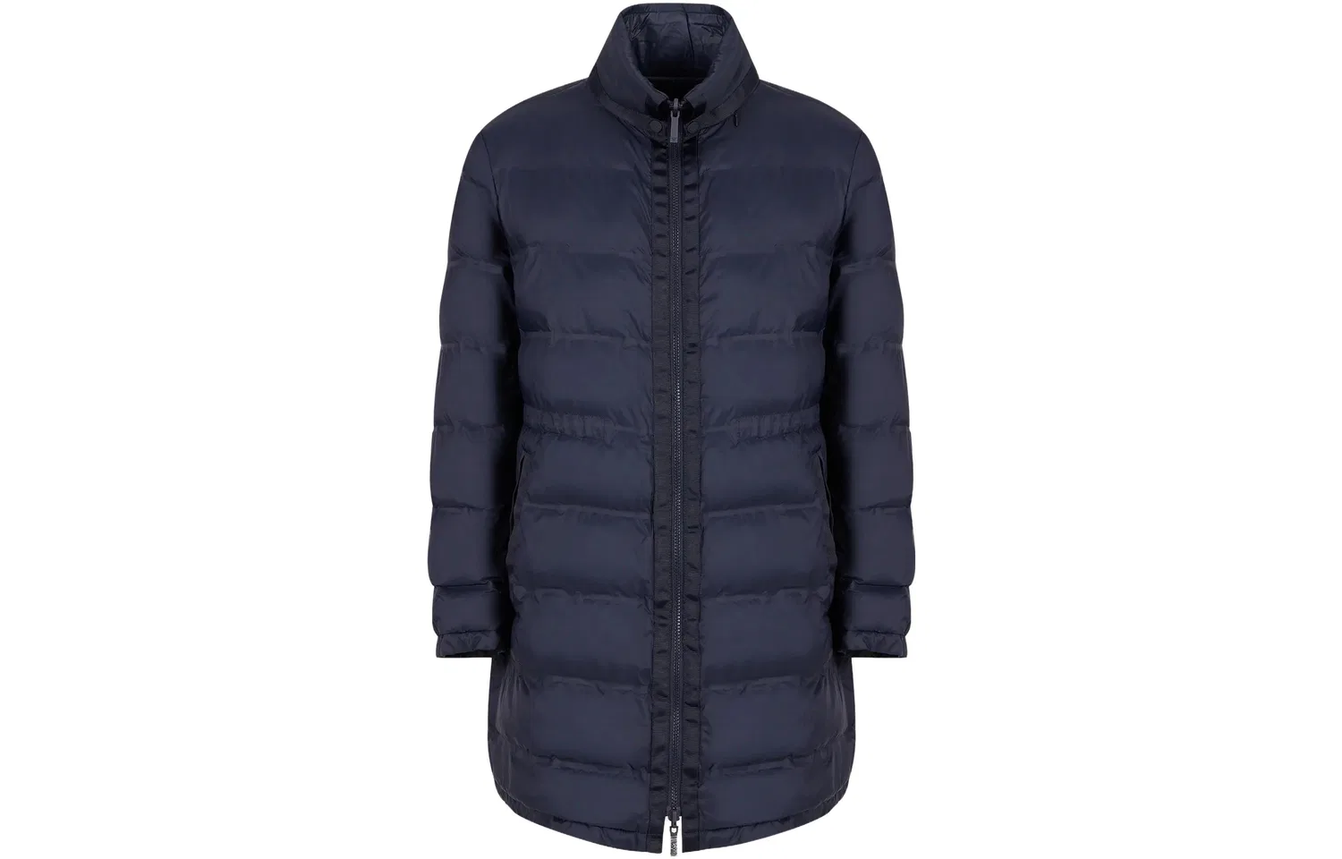 Женское пуховое пальто с принтом EMPORIO ARMANI, Marine Blue