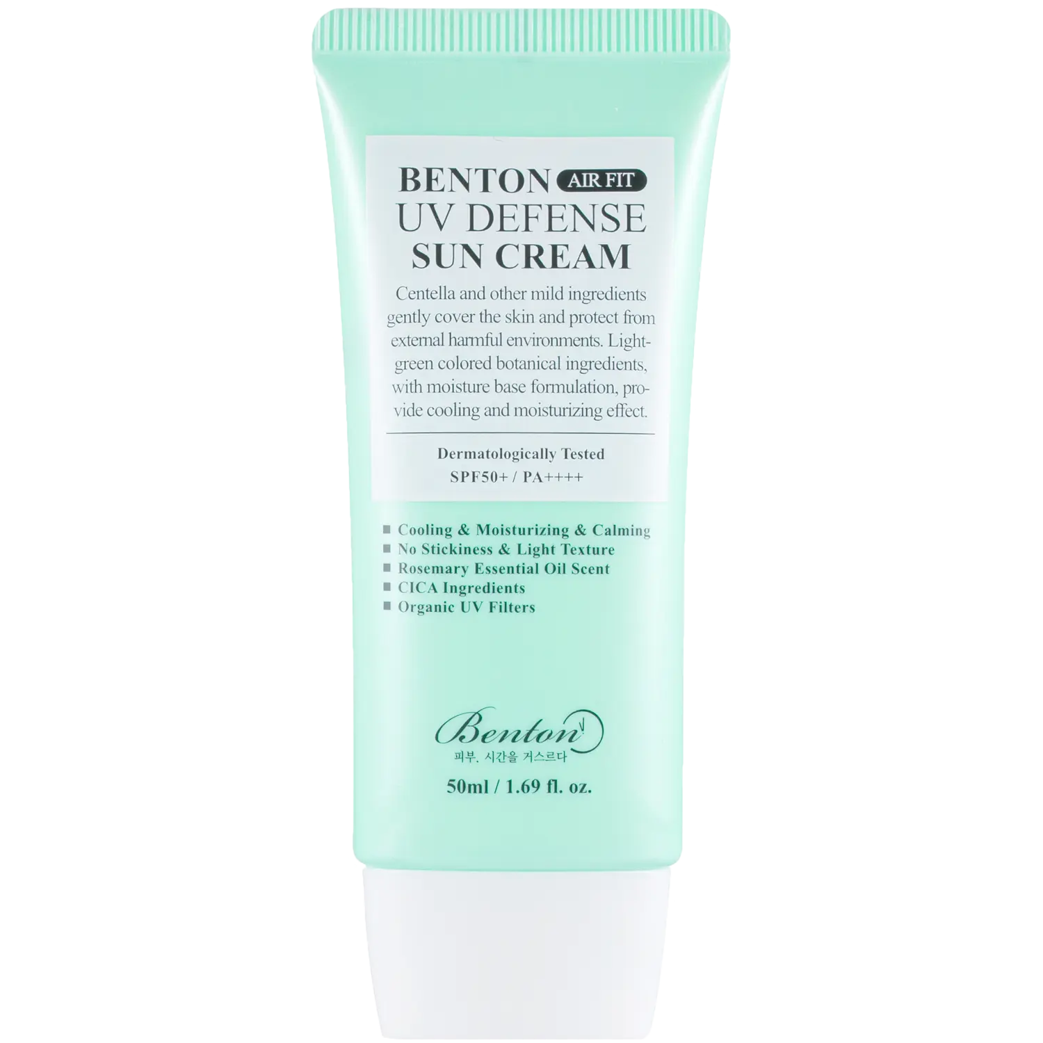 Benton UV Defense Sun Cream Солнцезащитный крем для лица с SPF50+ PA++++, 50 мл — фото 2