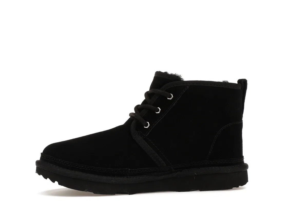 Детские ботинки на шнуровке UGG Neumel Boot, Black — фото 3
