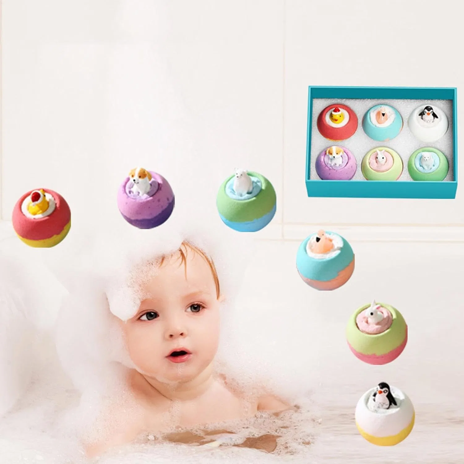 Набор Bath Bombs, 6 шт, Generisch, мультиколор — фото 3