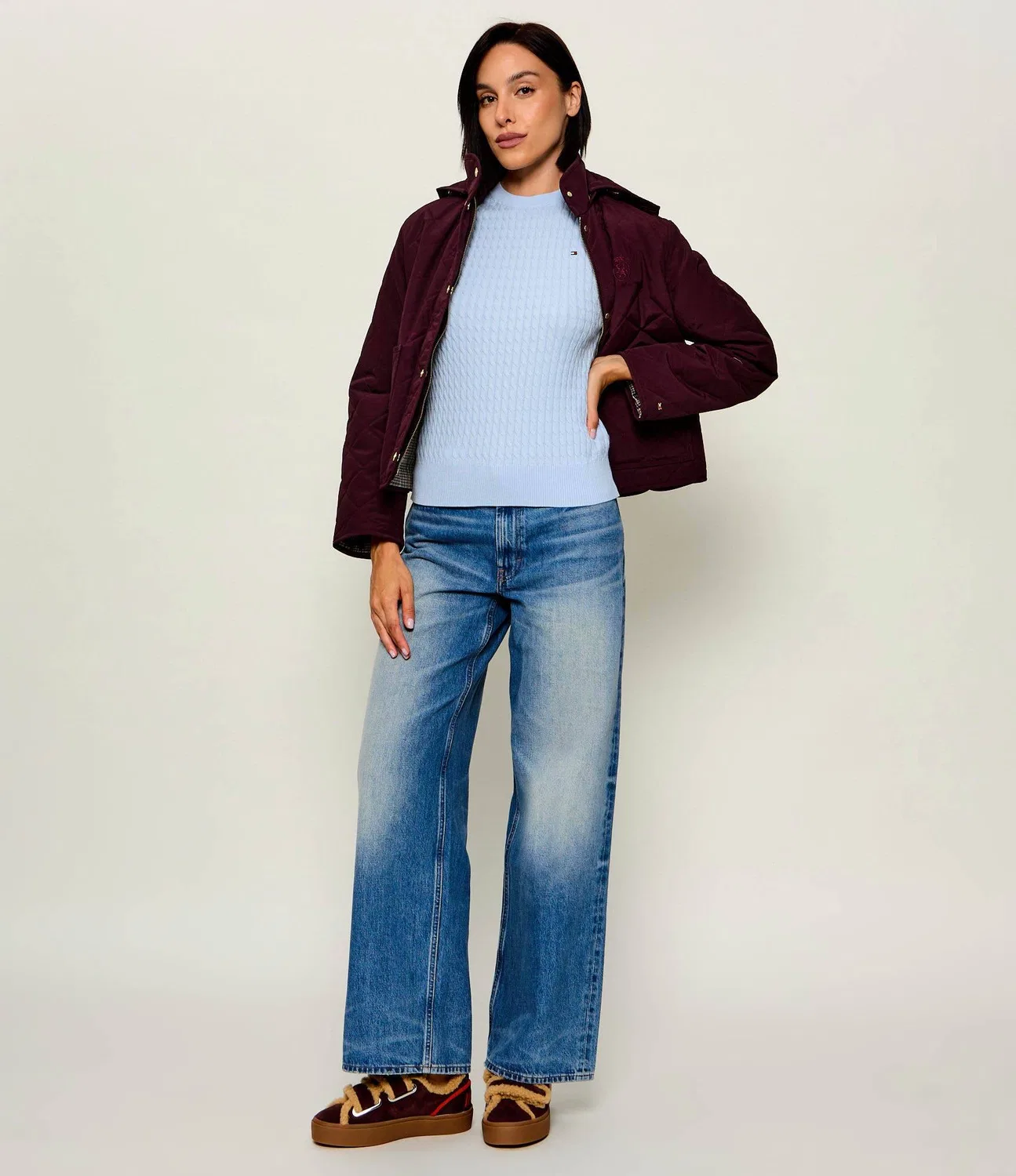 Свитер с круглым вырезом Tommy Hilfiger, Azzurro — фото 2
