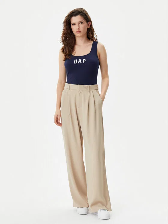 Топ slim fit Gap, темно-синий — фото 2