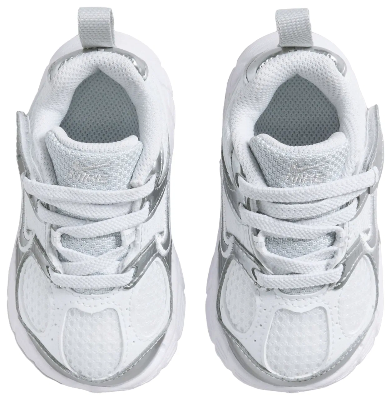 Кроссовки для девочек V5 RNR Nike, цвет Pure Platinum/White/Metallic Silver — фото 4