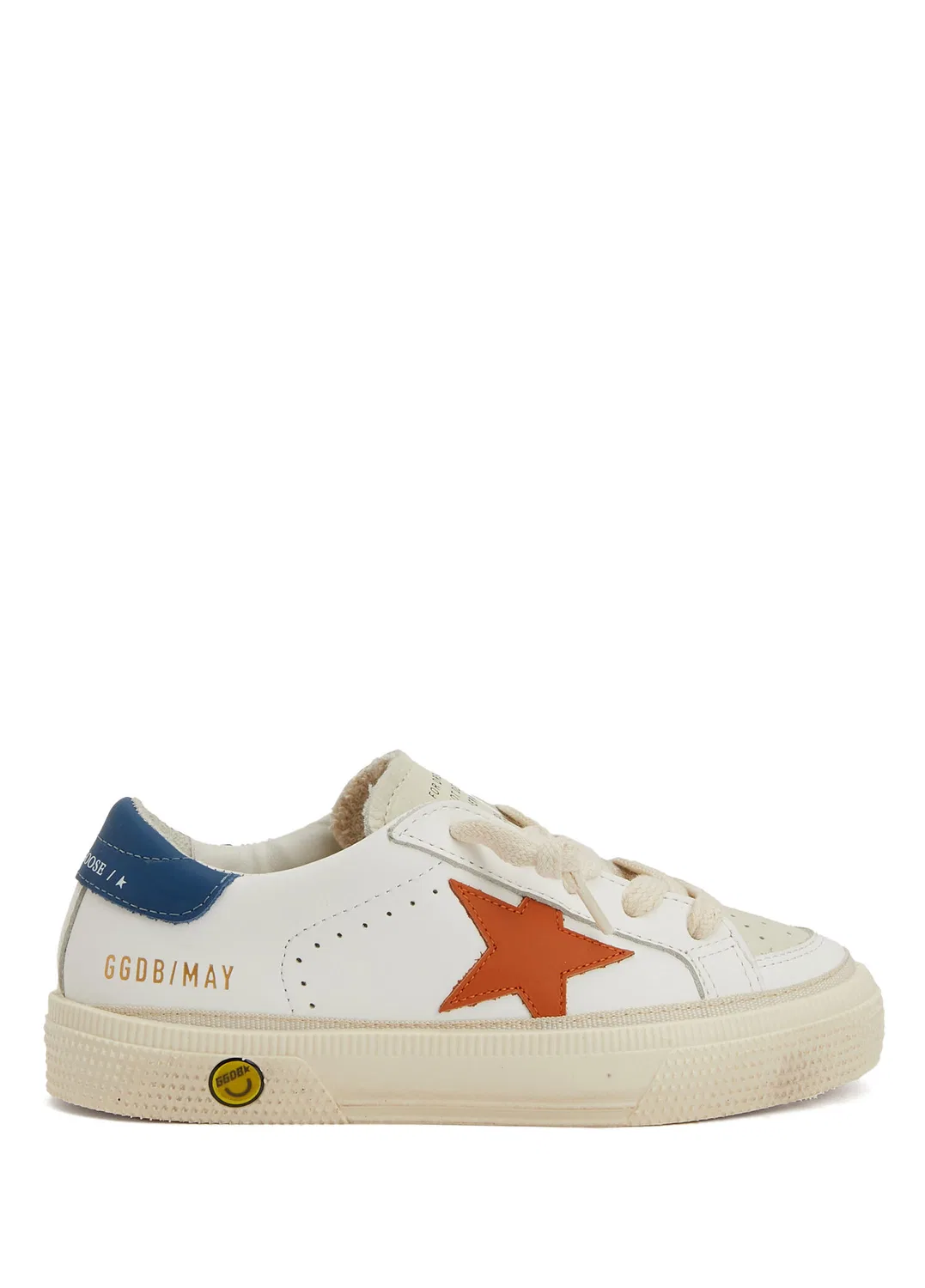 Кроссовки детские Golden Goose May, оранжево-белый