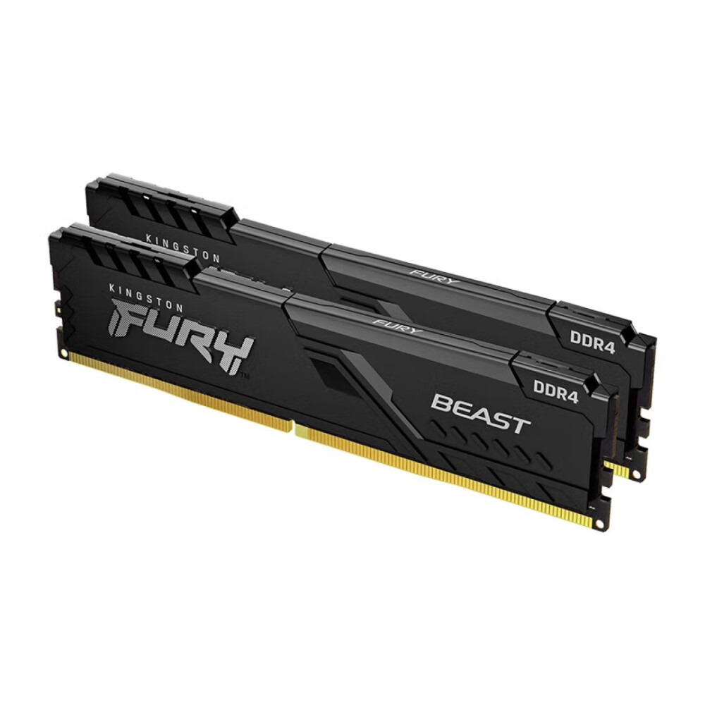 

Оперативная память Kingston Fury Beast, 32 Гб DDR4 (2x16 Гб), 3733 МГц, CL19, KF437C19BB1K2/32, черный