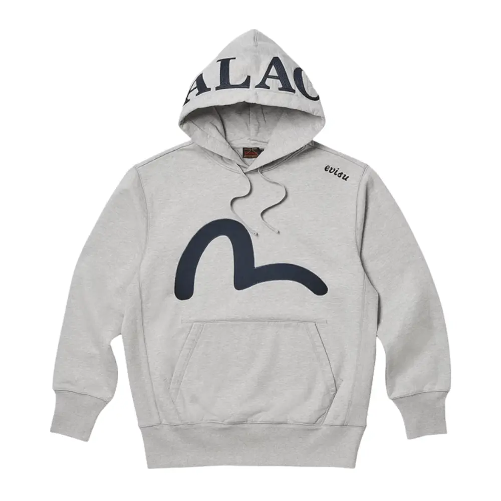 

Толстовка Palace x Evisu Seagull, серый