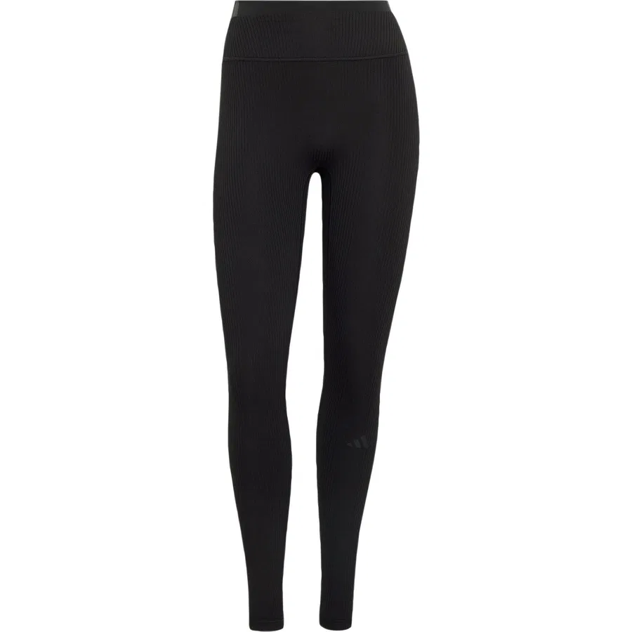 Спортивные леггинсы All Me Rib adidas, Черный — фото 3