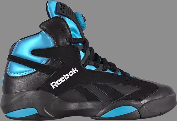 

Кроссовки shaq attaq 'black azure' Reebok, черный