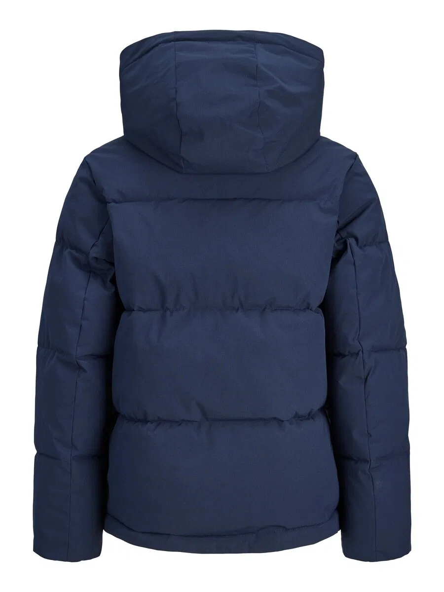 Детская куртка Jack & Jones Junior для межсезонья, темно-синяя — фото 2