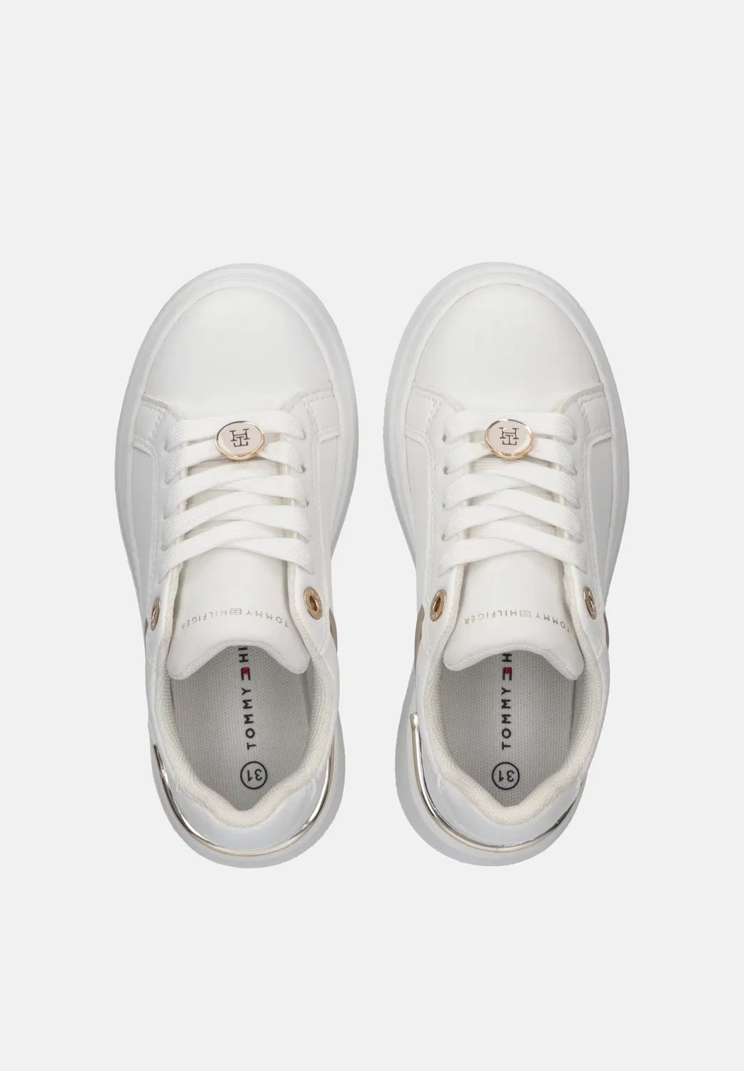 Кроссовки Fondo Platform e Passalaccio Monogram Th - кроссовки Tommy Hilfiger, Bianco — фото 3