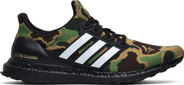 

Кроссовки Adidas A Bathing Ape x UltraBoost 4.0 'Green Camo', зеленый