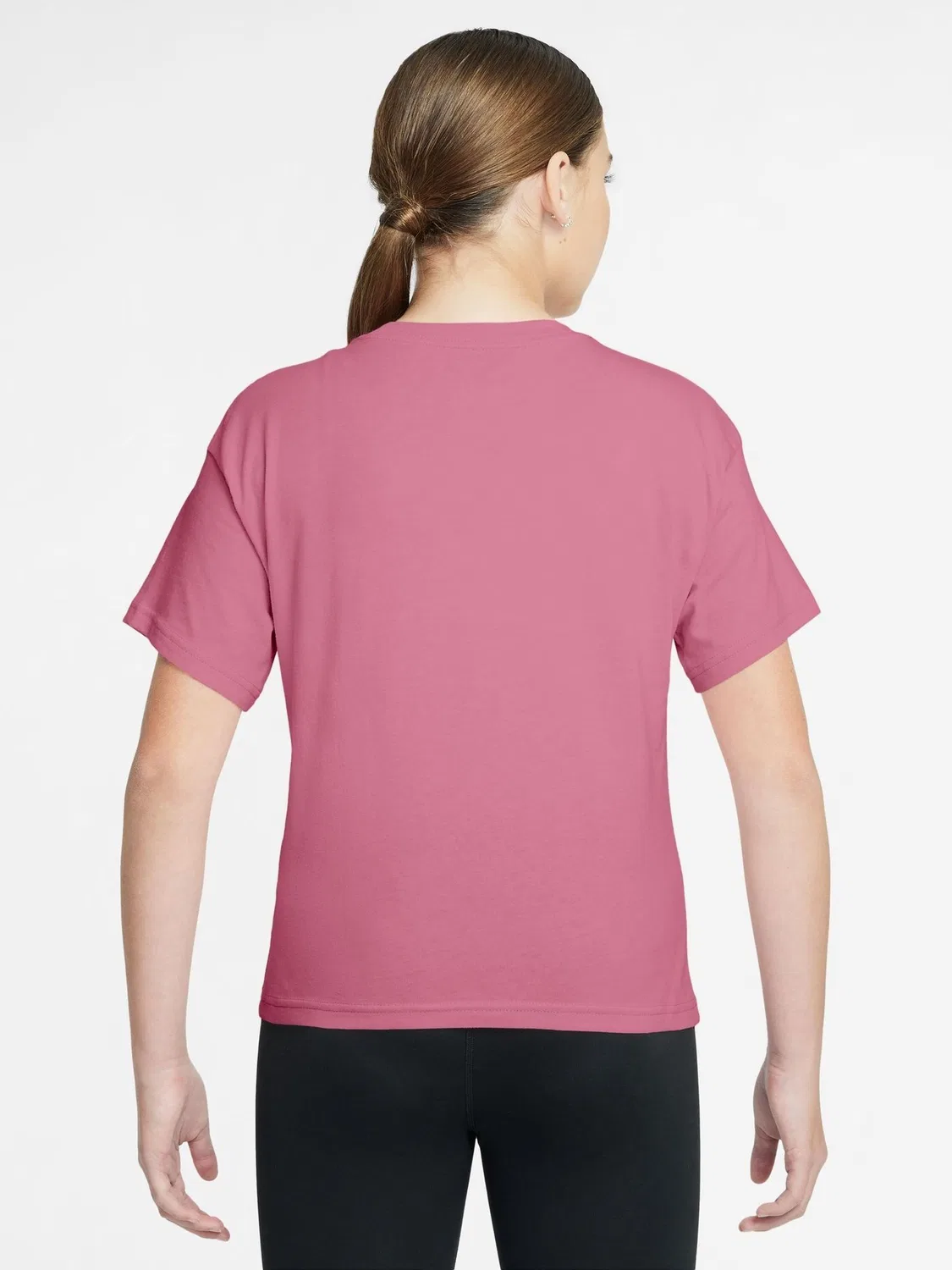 Футболка свободного кроя Nike Sportswear Boxy Nike, Peony Pink — фото 2