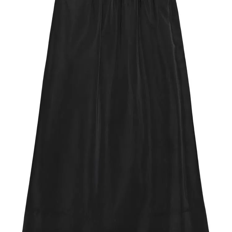 Женская длинная юбка повседневная Casual Long, ZARA, Black — фото 4
