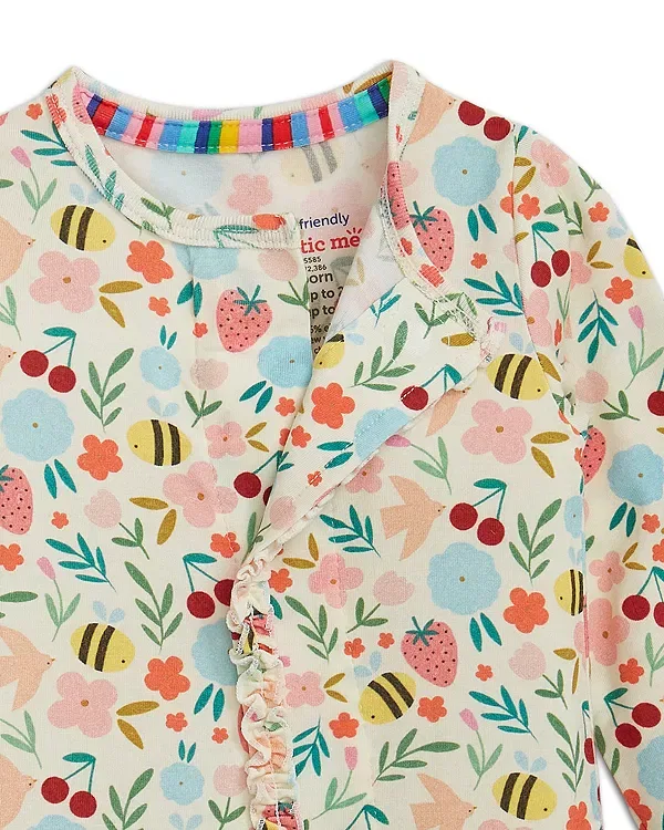 Детский комбинезон для девочек с принтом Honey Blossom Magnetic Me, Honey Blossom — фото 4