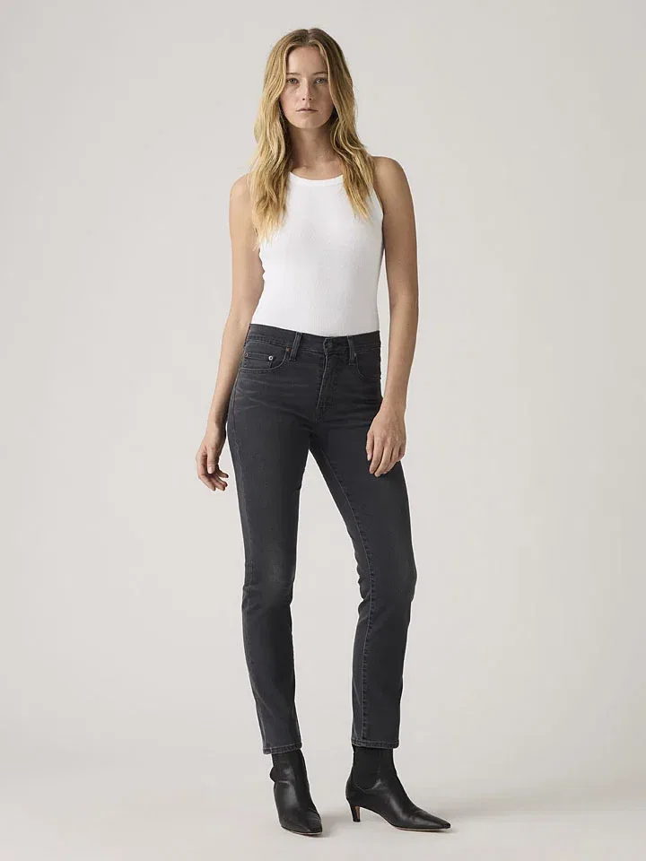 Женские джинсы slim fit 724 Levi's, Anthracite — фото 2