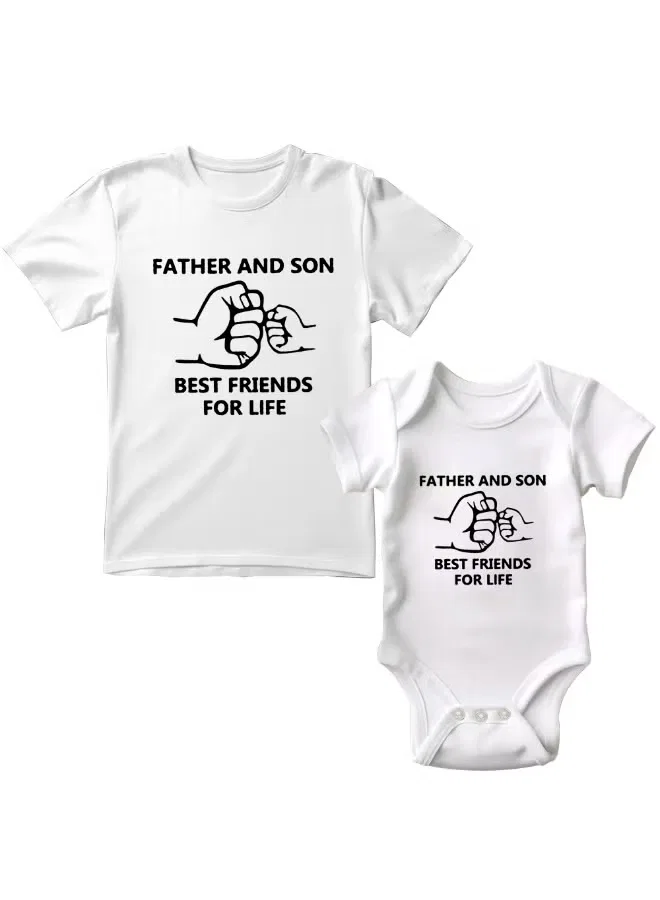 Комплект футболок с принтом Best Friend for Life Matching Family Outfits, белый