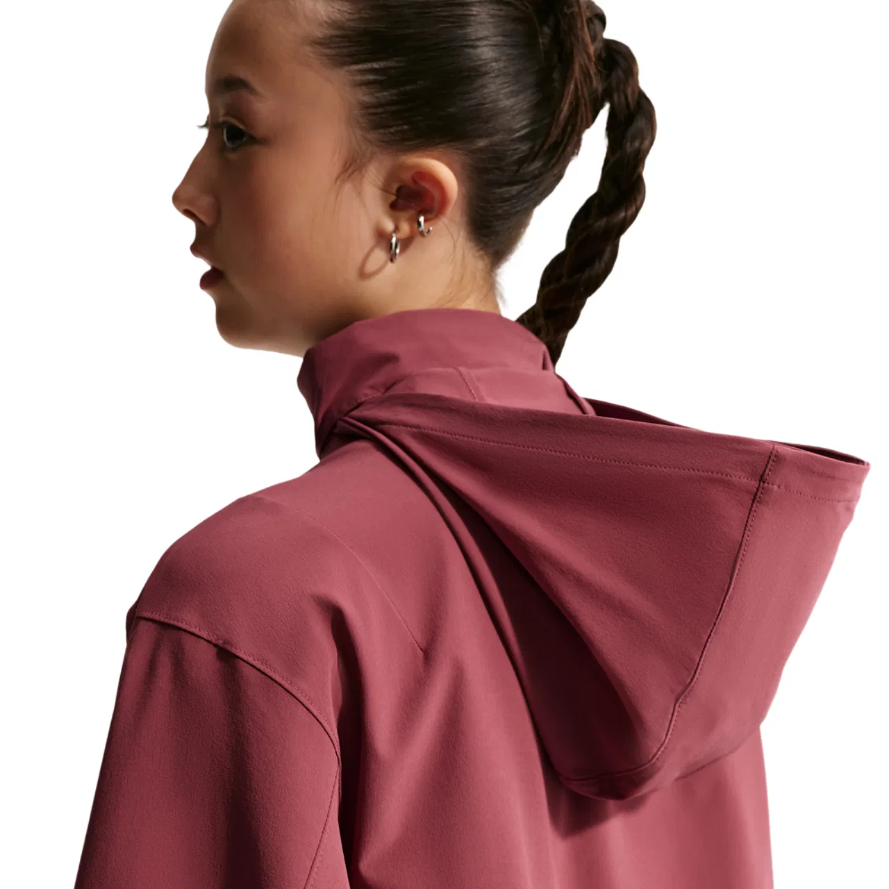 Детская куртка для девочек с водоотталкивающей пропиткой Nike Maven, Pink Smoke Reflective Silver — фото 4