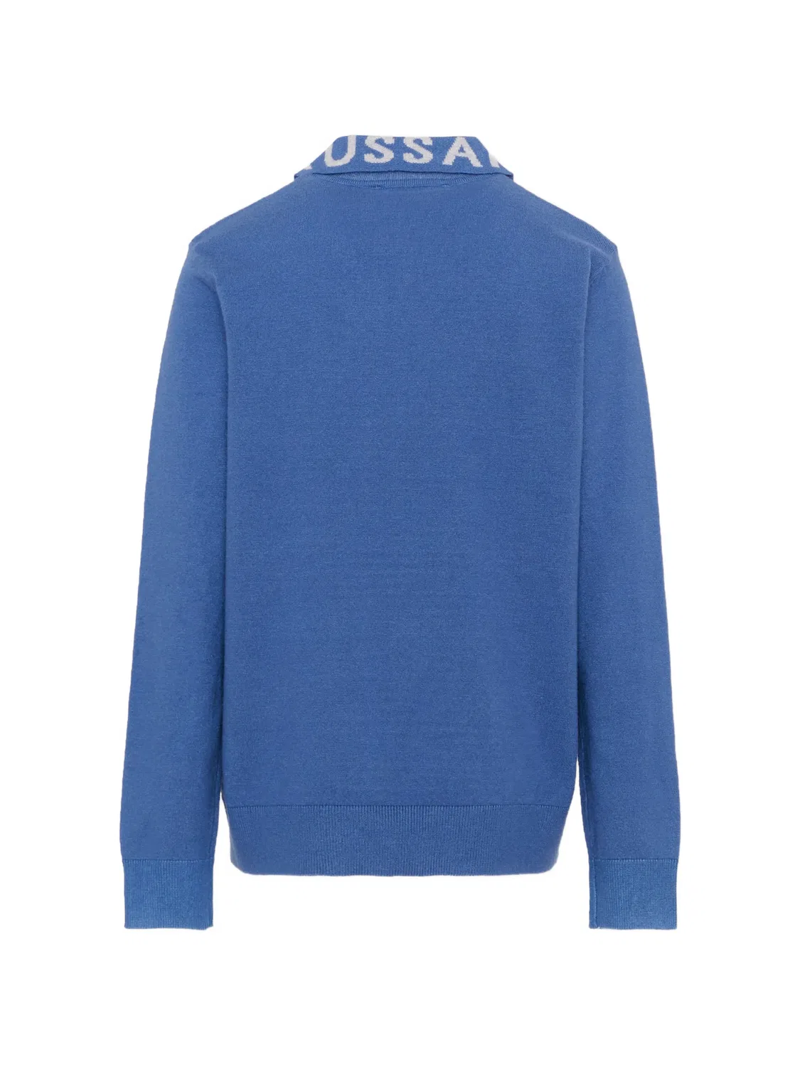 Рубашка поло с воротником на молнии Trussardi Junior, синий — фото 2
