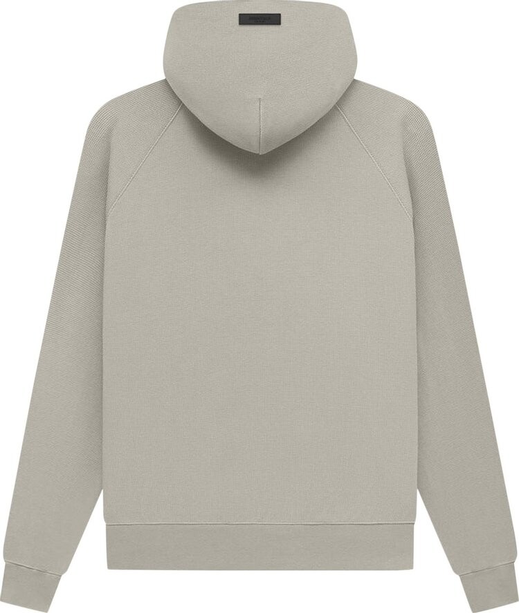 Худи Fear of God Essentials Waffle Raglan Hoodie 'Seal', серый — фото 3