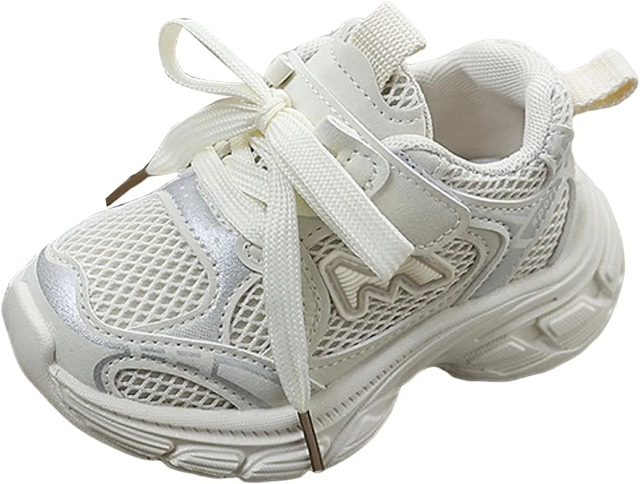 Детские кроссовки для девочек с сетчатым верхом, Beige