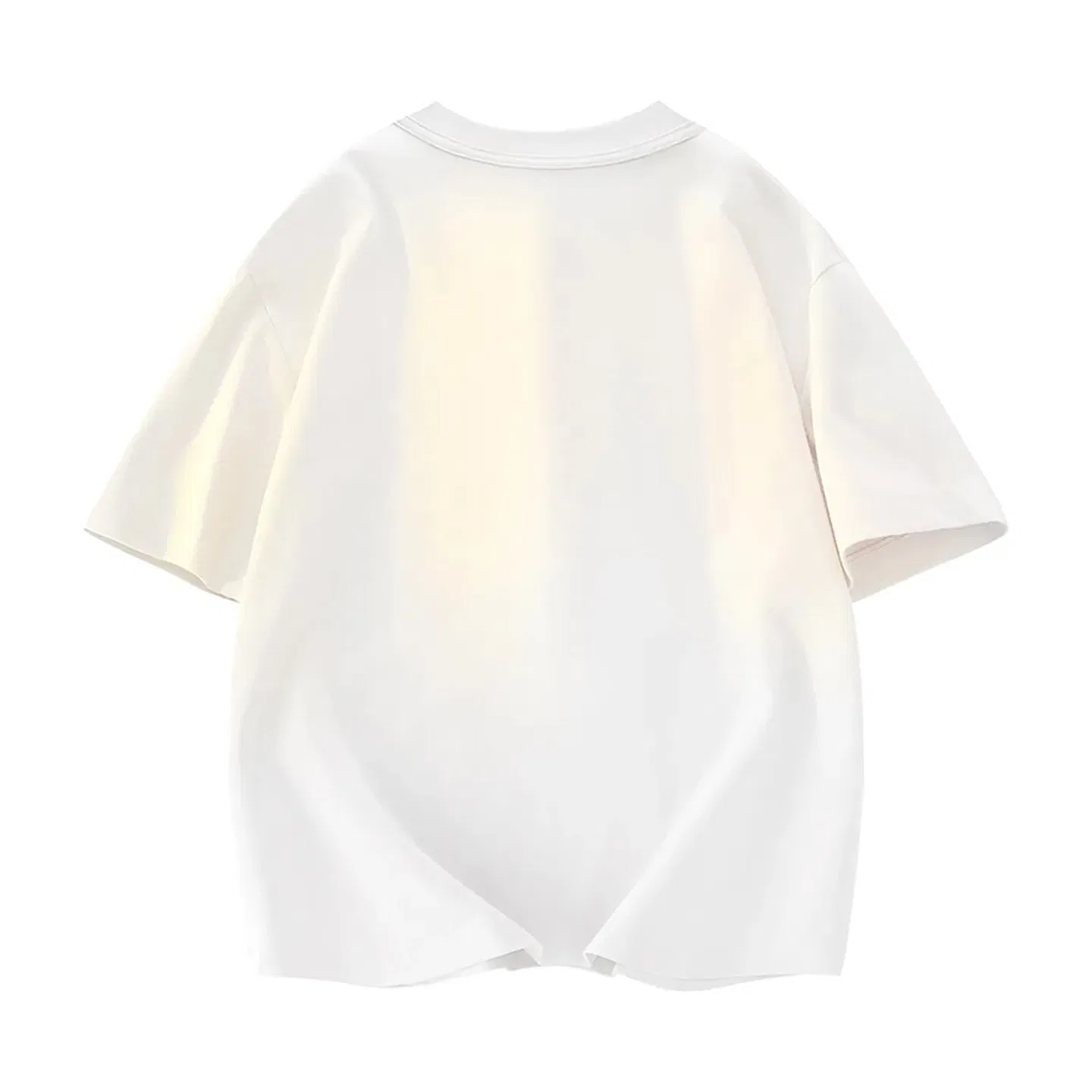 Детская футболка с принтом Tonlion Minimalist Smiley Face Print, Цвет White — фото 4