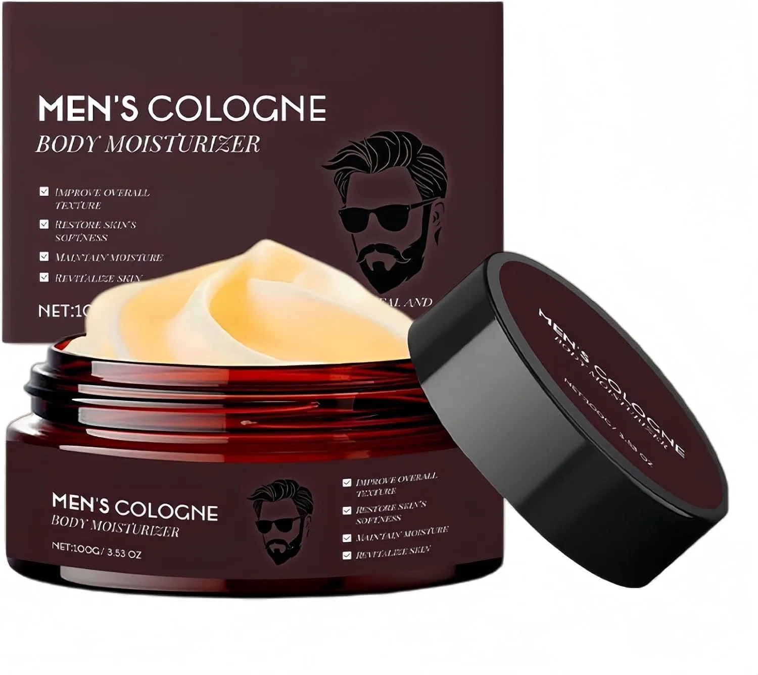 Мужское масло для тела с ароматом и маслом ши, 100 г Generic