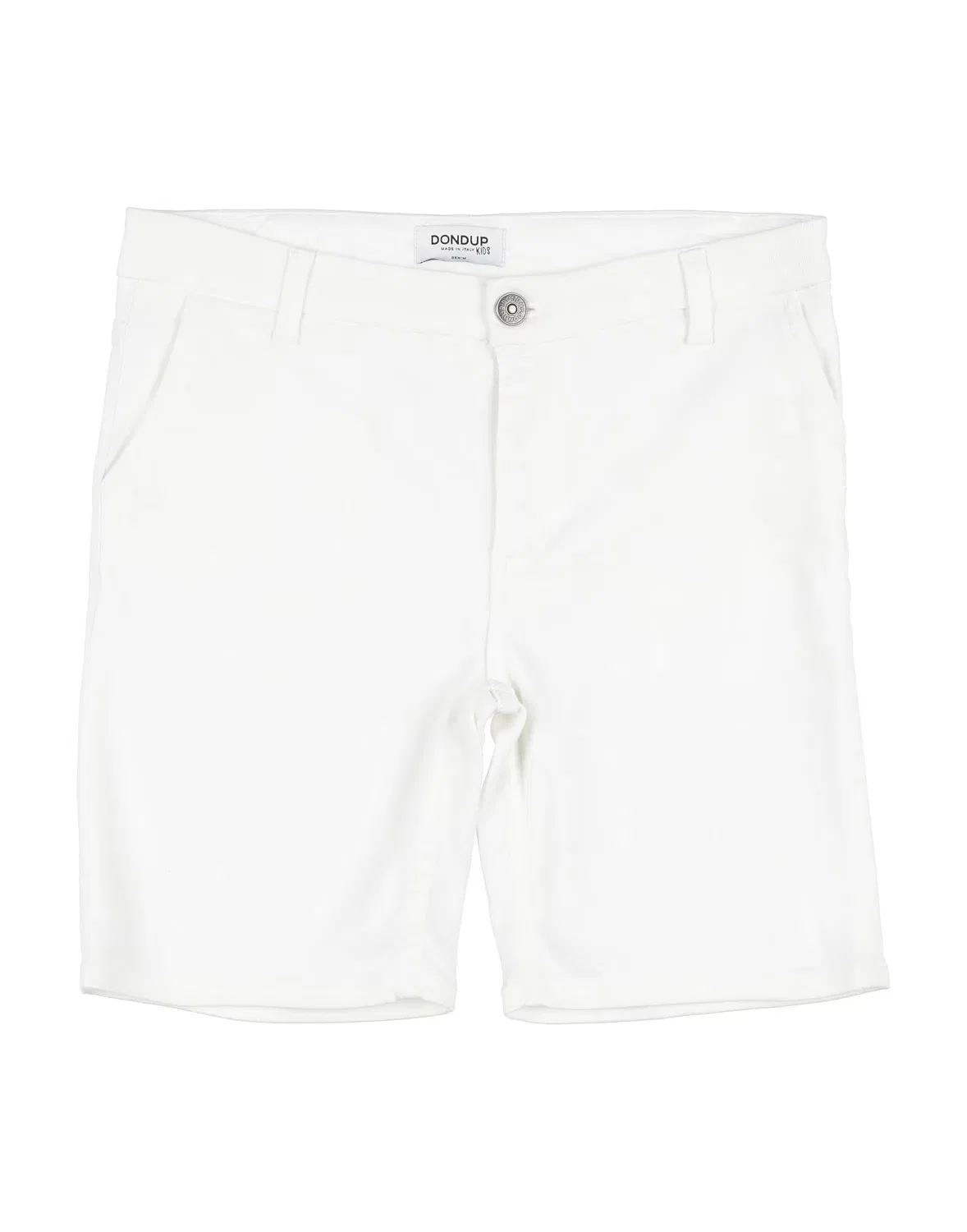 Детские джинсовые шорты для мальчиков с логотипом Dondup, белый