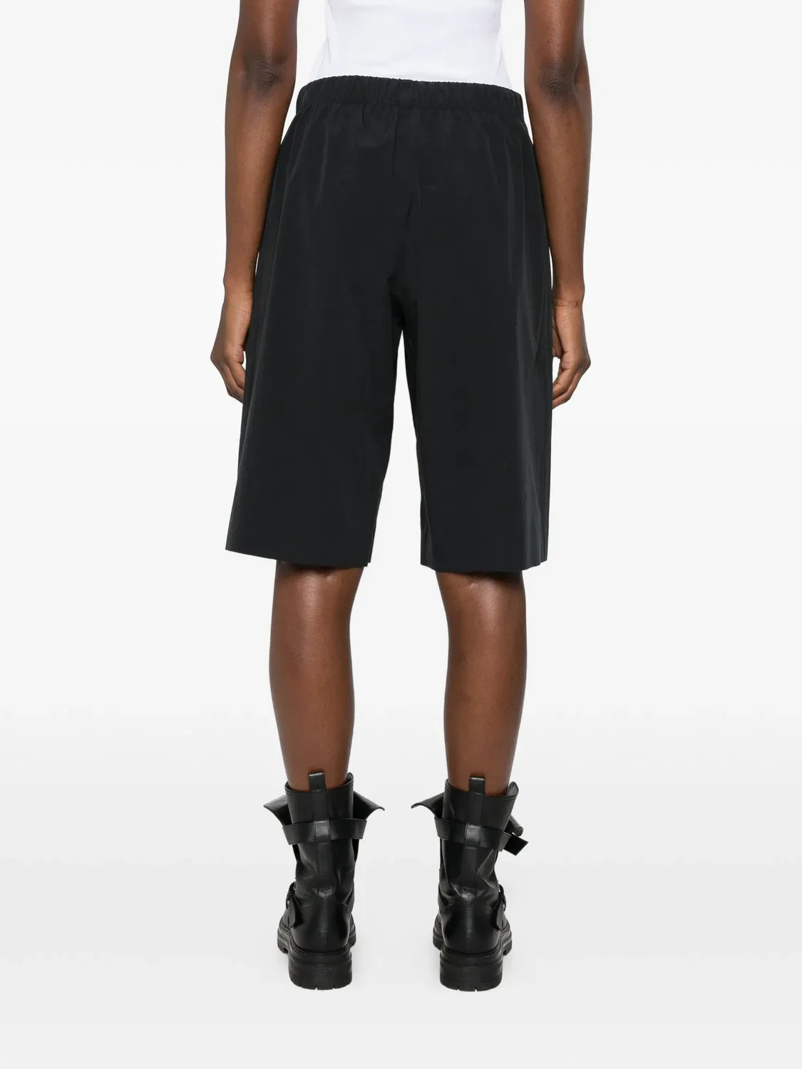 Шорты до колена черные Alexander Wang, черный — фото 2