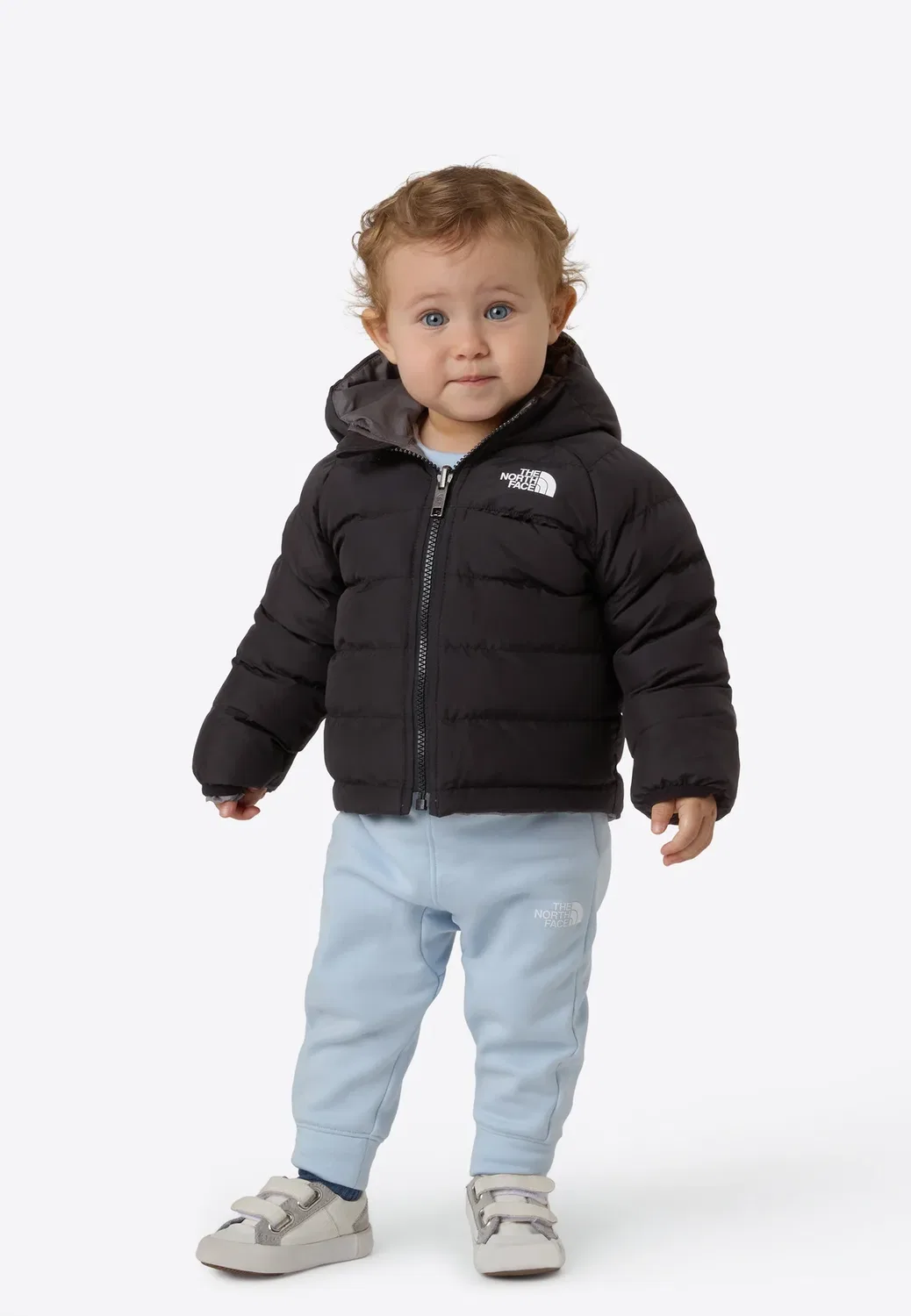 Двусторонняя куртка Perrito с капюшоном унисекс - зимняя куртка The North Face, Black/Smoked Pearl — фото 2