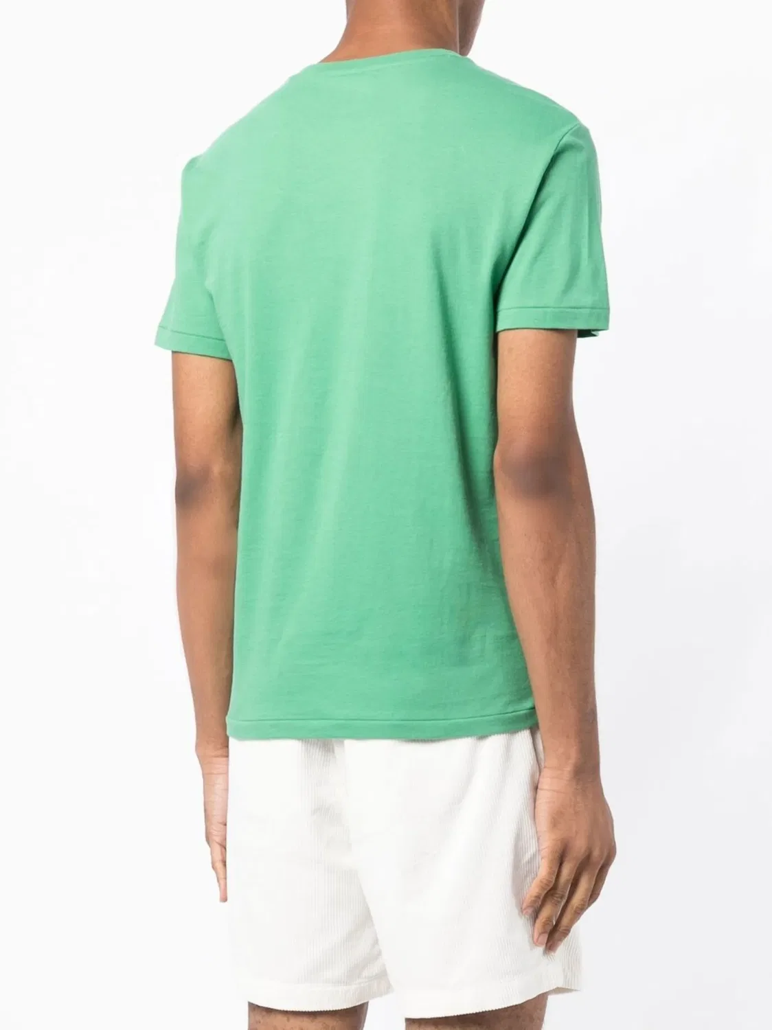 Polo Ralph Lauren Футболка из хлопка зеленого цвета — фото 2