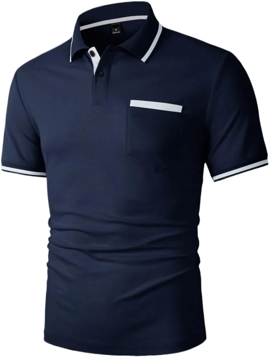Мужская футболка с полупланкой Regular Fit Short Sleeve, Royal Blue
