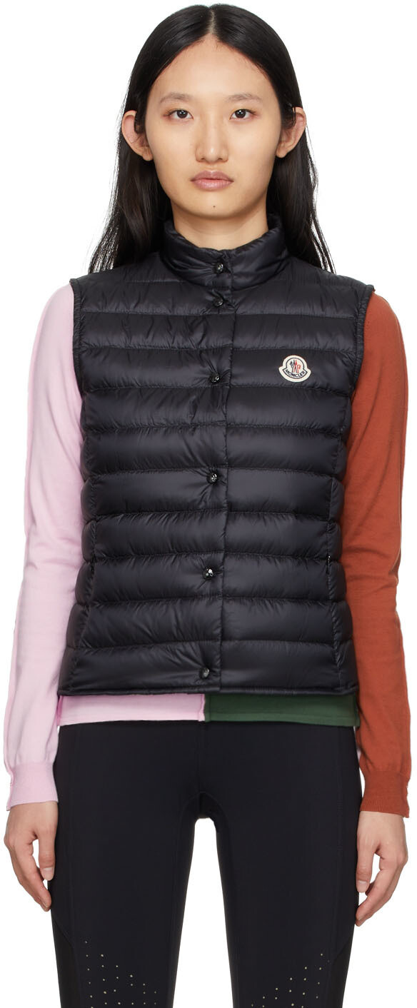 

Черный пуховый жилет Liane Moncler
