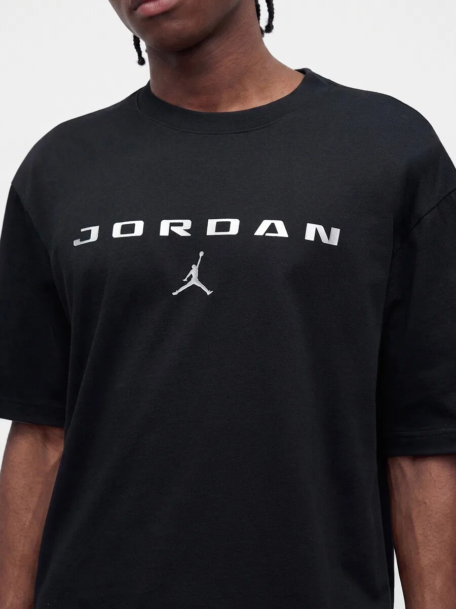 Футболка Jordan 'BRK FC' черного цвета — фото 3