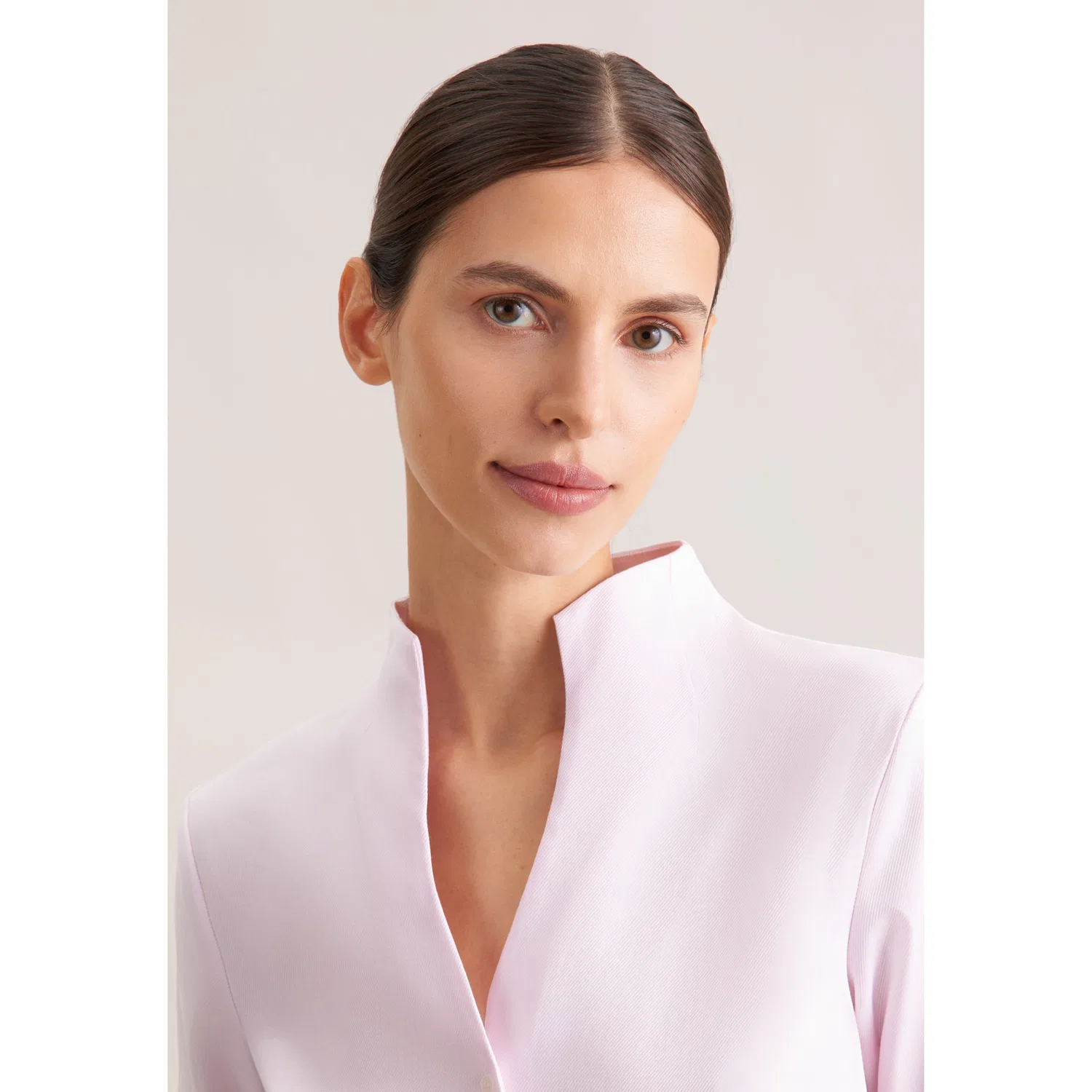 Женская классическая блузка slim fit Seidensticker, Pink — фото 3