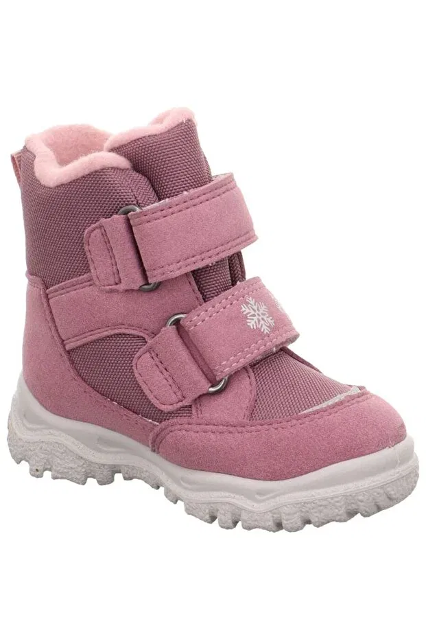 Детские ботинки для девочек водонепроницаемые Husky1 Superfit, Pink — фото 4