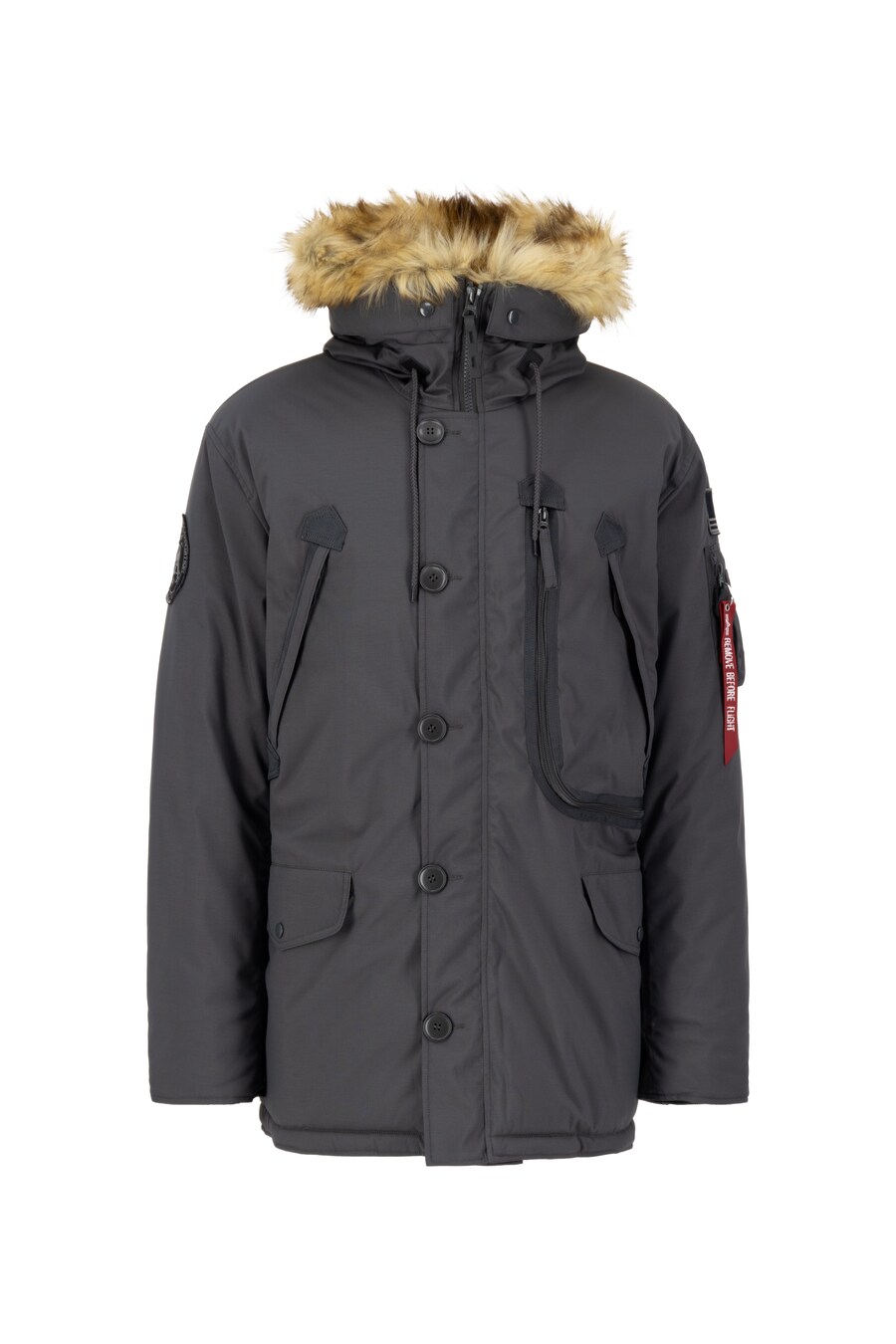 

Парка ALPHA INDUSTRIES Winter Parka Polar, серый