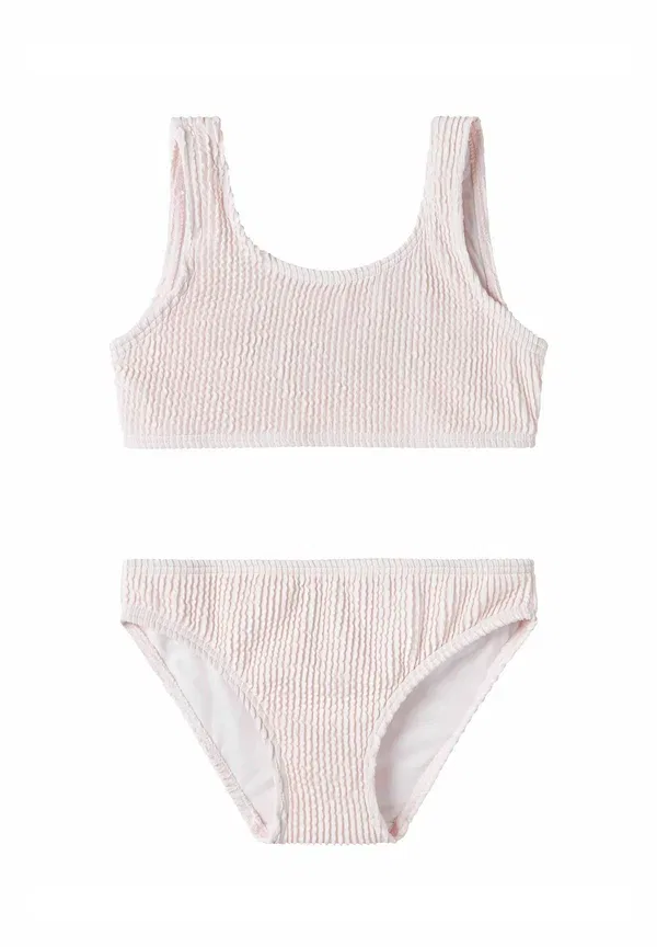 Купальник полосатый Set Name It Pink Marshmallow, розовый