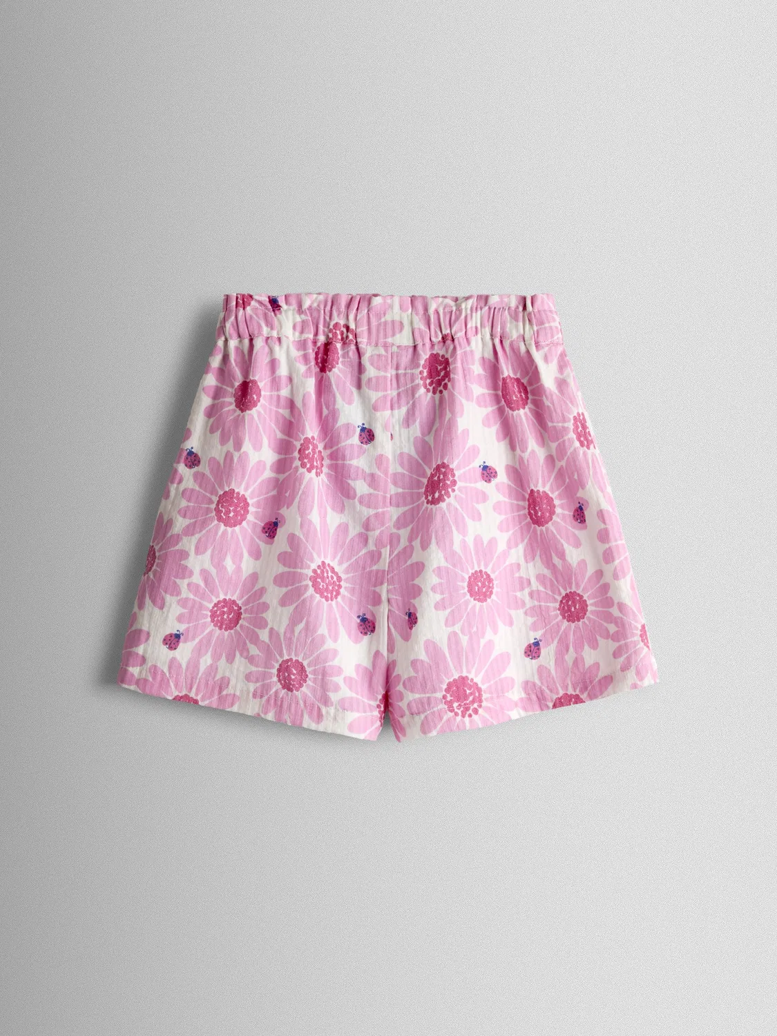 Детский комплект из топа с воланами и шорт, JoJo Maman Bébé, Pink Daisy & Ladybird — фото 4