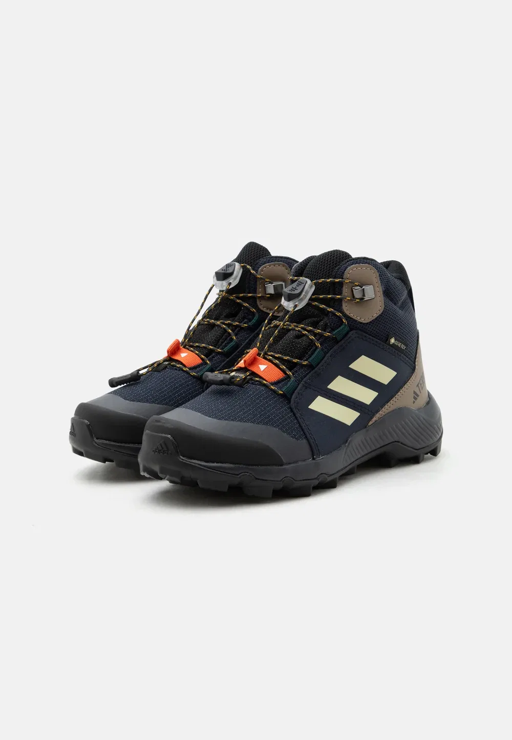 Унисекс ботинки Mid gtx - походные ботинки Adidas Terrex, Legend Ink/Dual Yellow/Olive Strata — фото 2