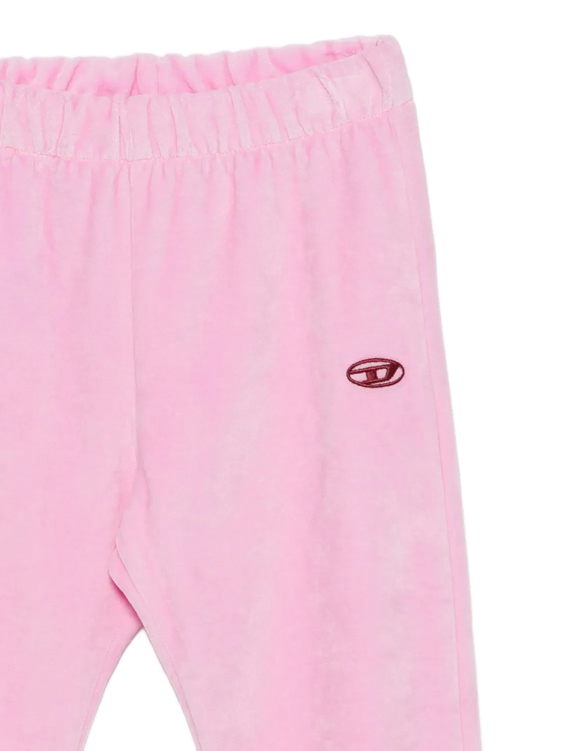 Спортивный костюм с вышитым логотипом Diesel Kids, розовый — фото 3