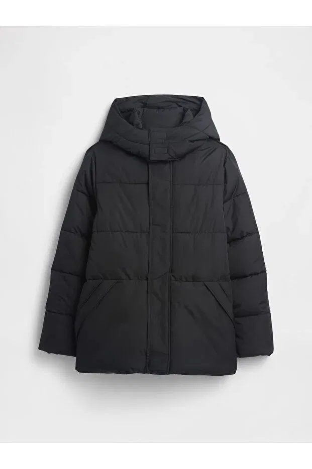 Детское пальто-парка для мальчиков без рукавов Basics Gap, Black-000