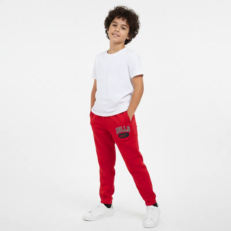Детские спортивные штаны Nike Windproof Thermal Minimalist Fashion, Chicago Bulls Red — фото 4